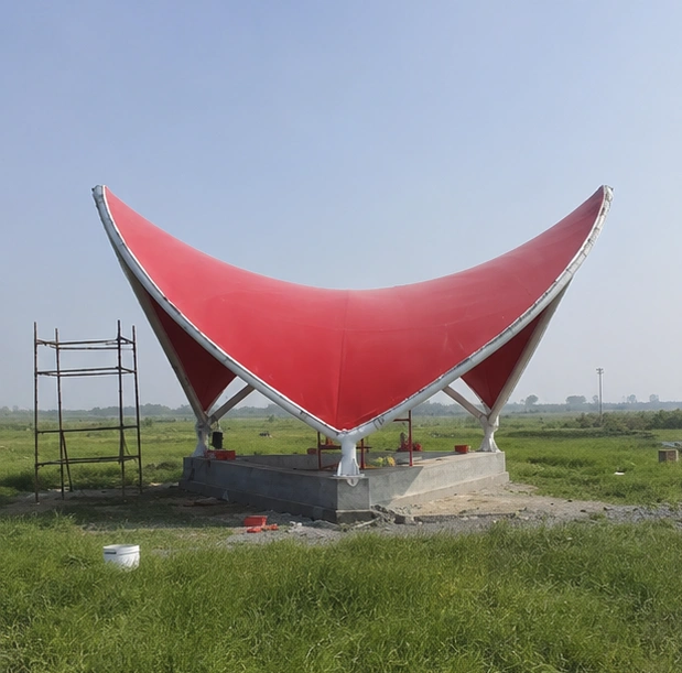 NTPC tensile structure, Ekra Decor &mdash; photograph 2